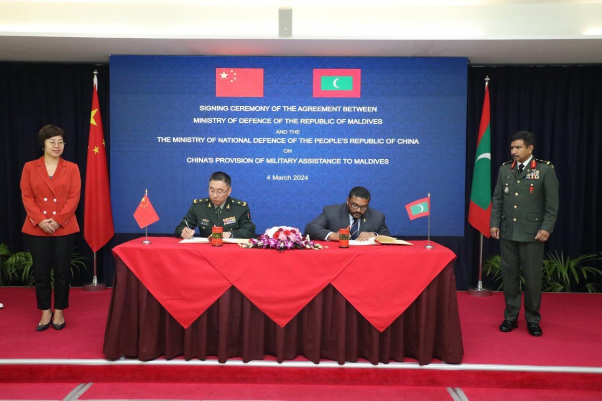 Maldives ký thỏa thuận quốc phòng với Trung Quốc